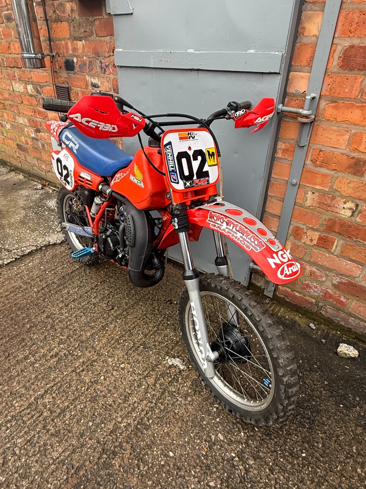 Check out this blast from the past: a 1984 Honda CR80 Motocross