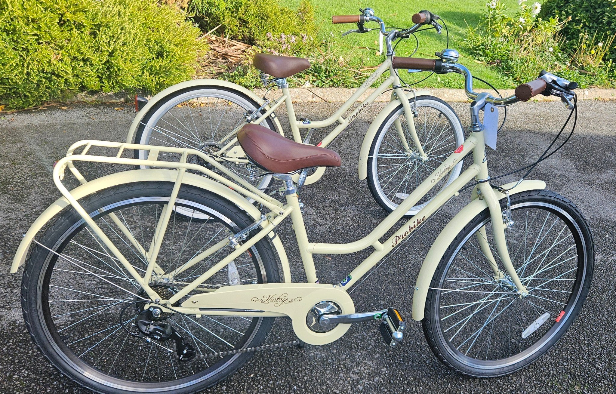 vintage style womens bicycle Ladies Classic 7-Speed Bike Sage  Reid Bikes leisurely riding and exercise Schwinn Starlet II 1950's Vintage