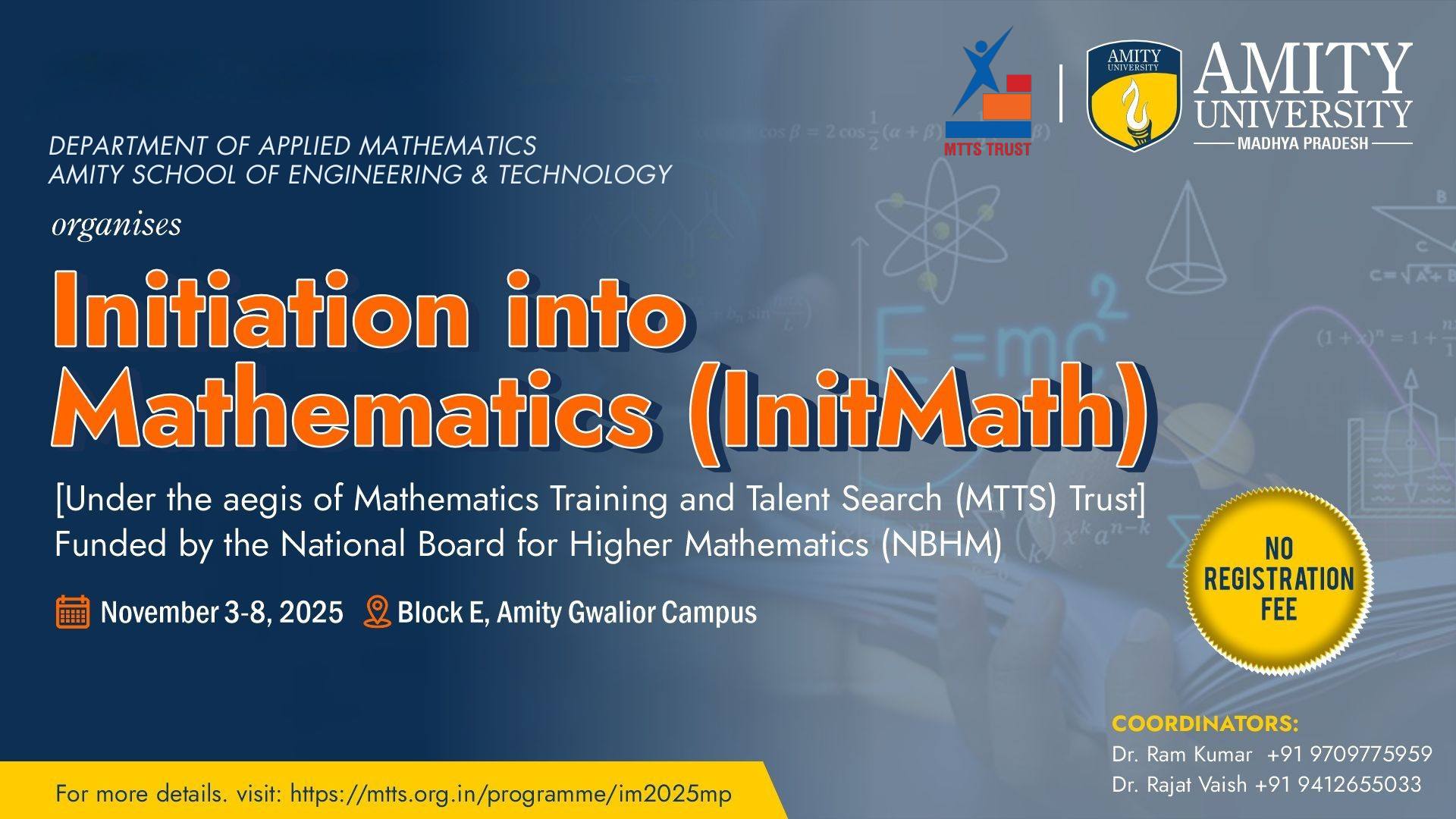 The Department of Applied... - Amity University, Gwalior | Facebook