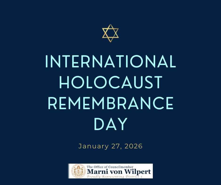 Councilmember - Today, we remember the six million Jewish lives lost in ...