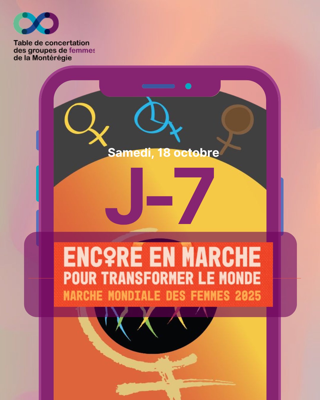 ⏳ Plus qu’une semaine avant la Marche mondiale des femmes 2025! Le ...