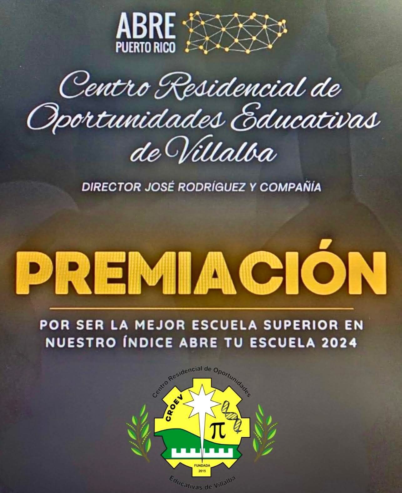 NOTICIAS - CROEV Villalba ha sido premiada como la mejor Escuela ...