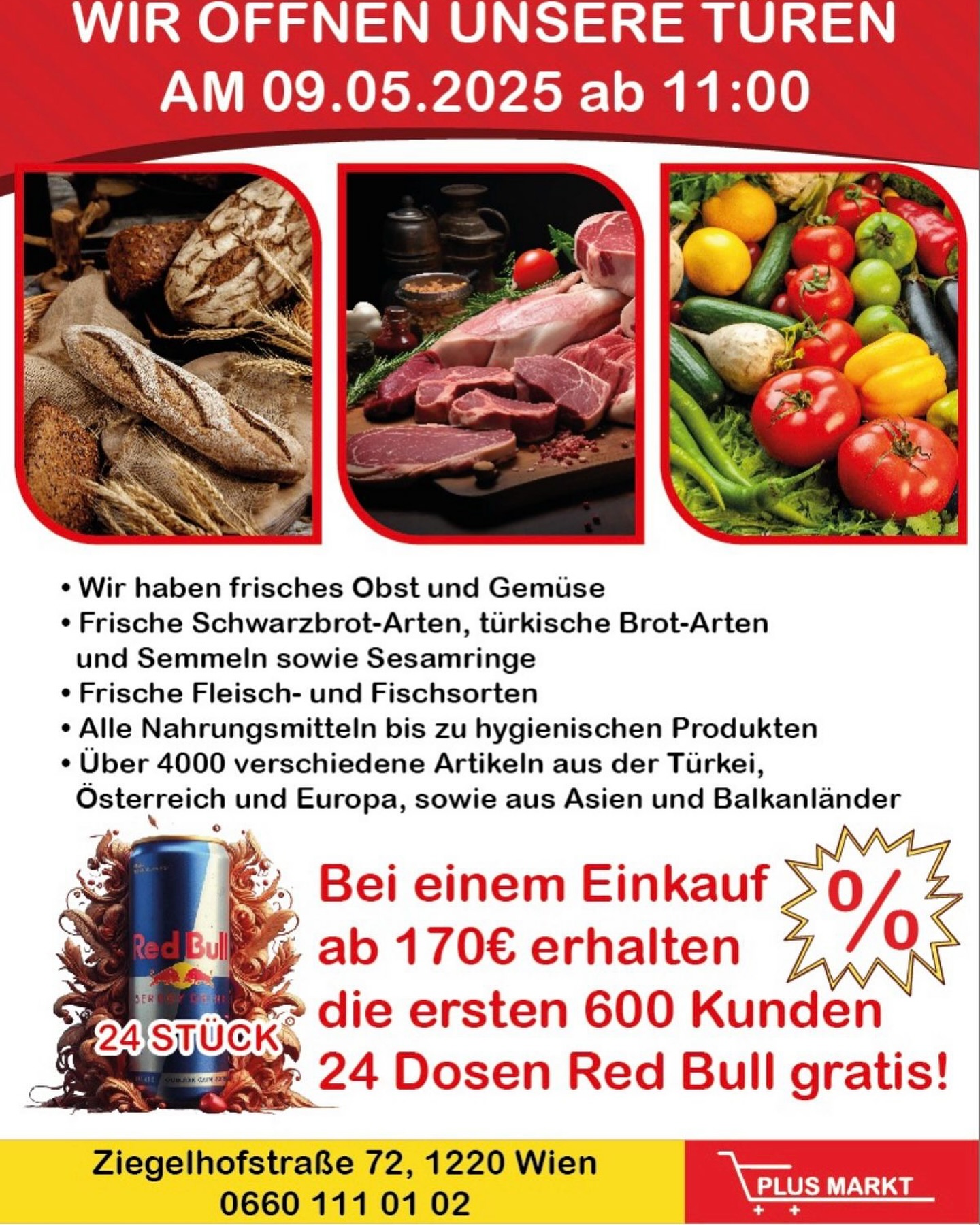 Viyana - Wir öffnen unsere Türen! Am 09.05.2025 ab 11:00 Uhr ist es ...