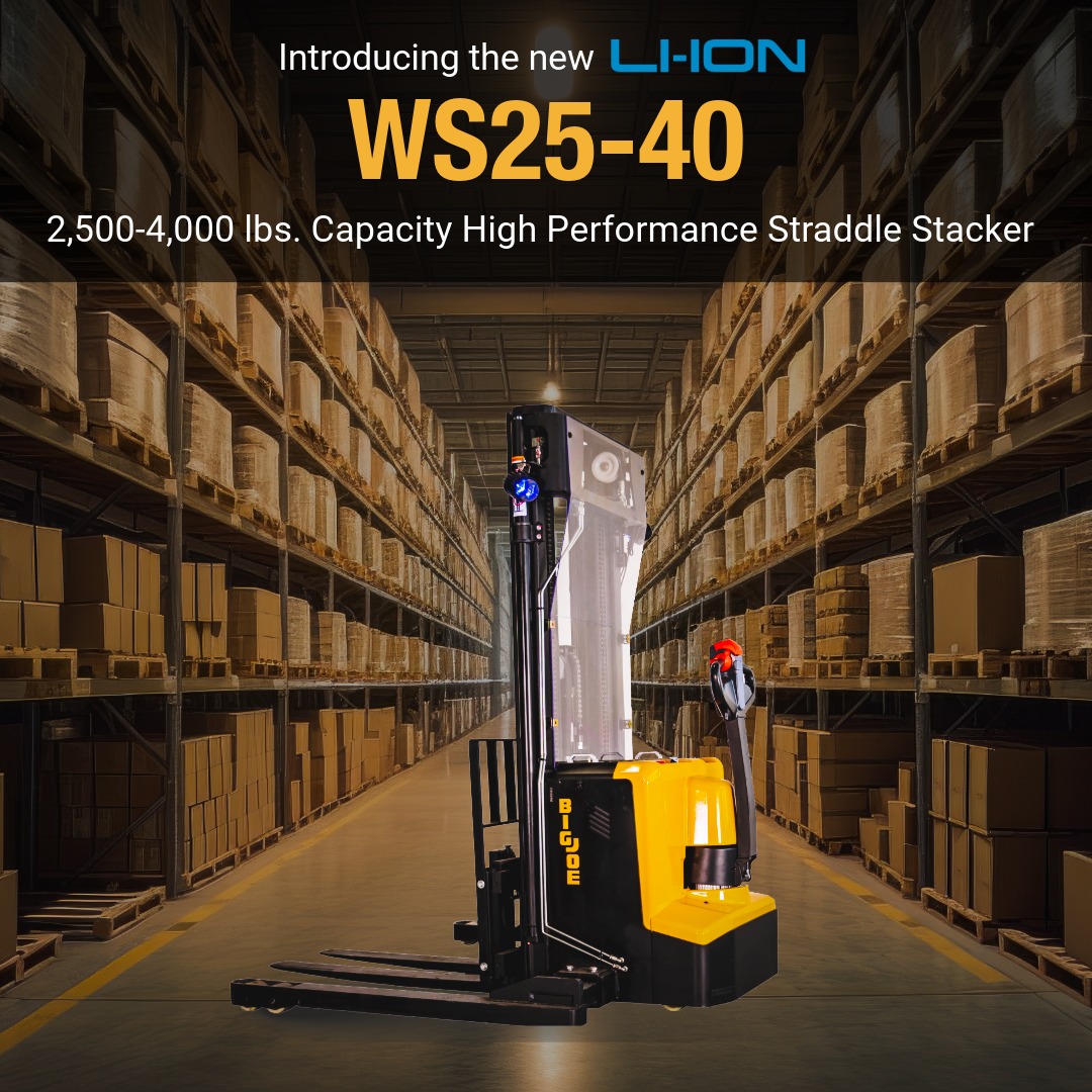 Big - PRESS RELEASE: WS25-40 high performance Lithium-ion stacker was ...