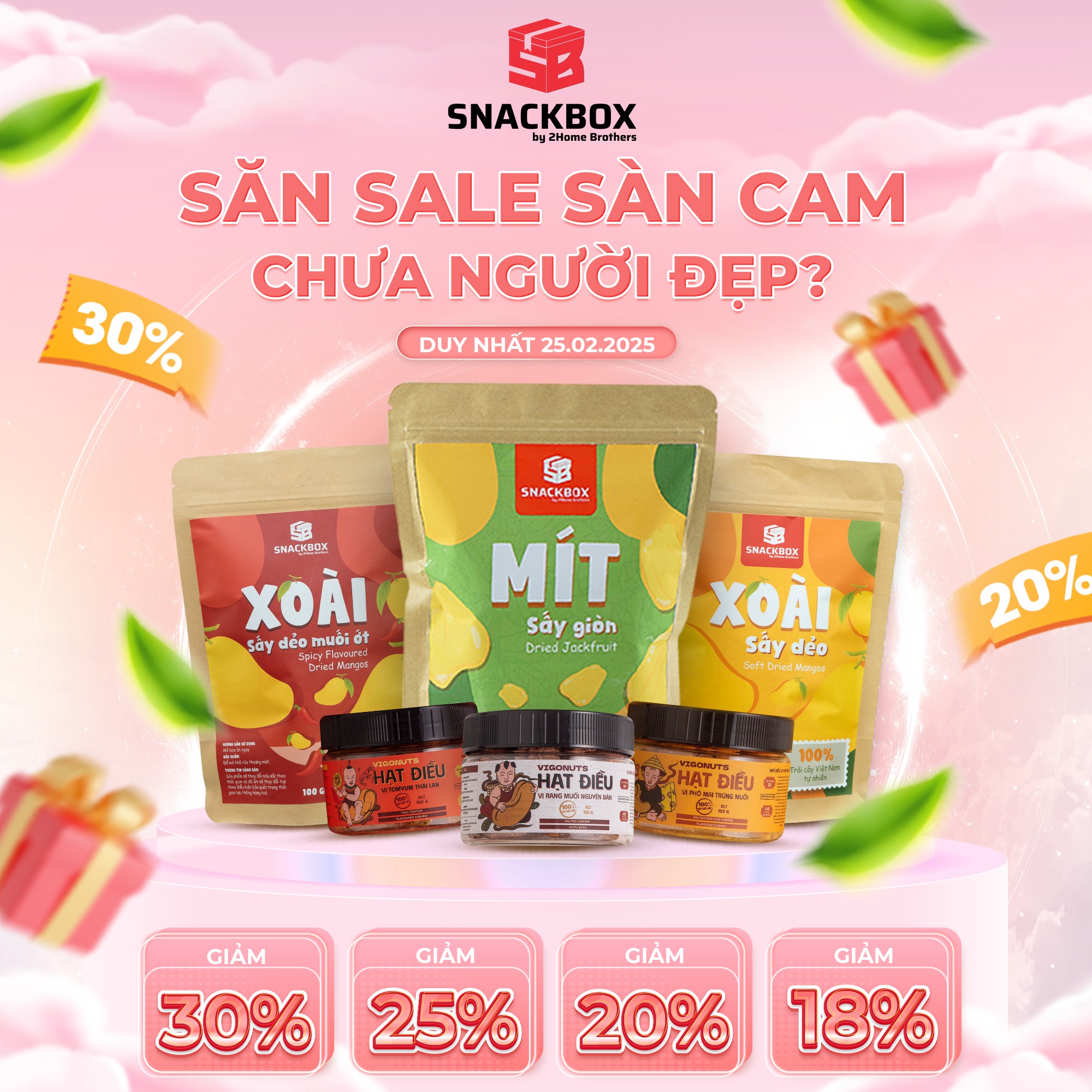 Trái Cây Sấy Snack Box added a... - Trái Cây Sấy Snack Box