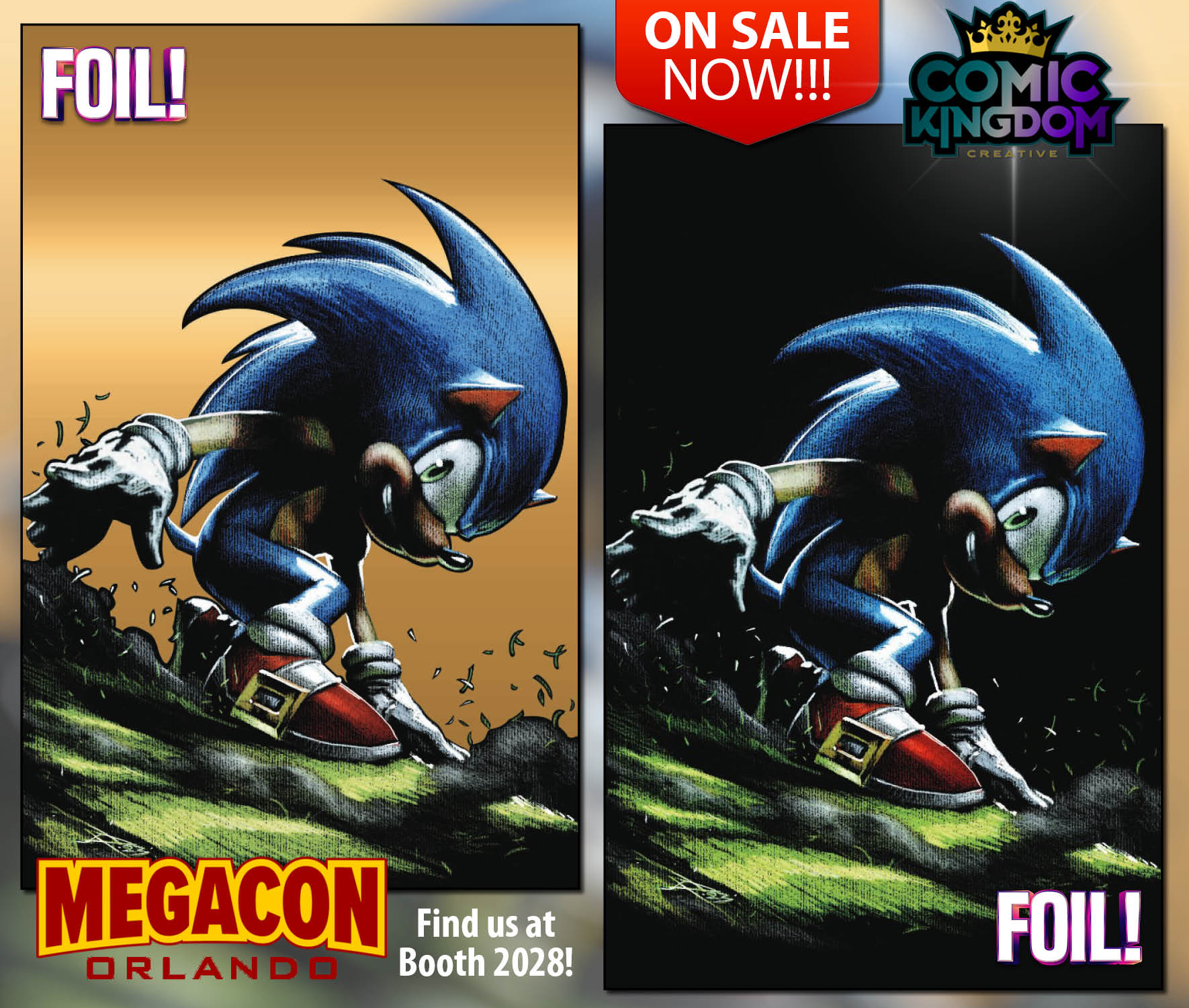 💥 On Sale NOW at tinyurl.com/CKC-megacon!!! 🎮 It's Sonic — Sonic