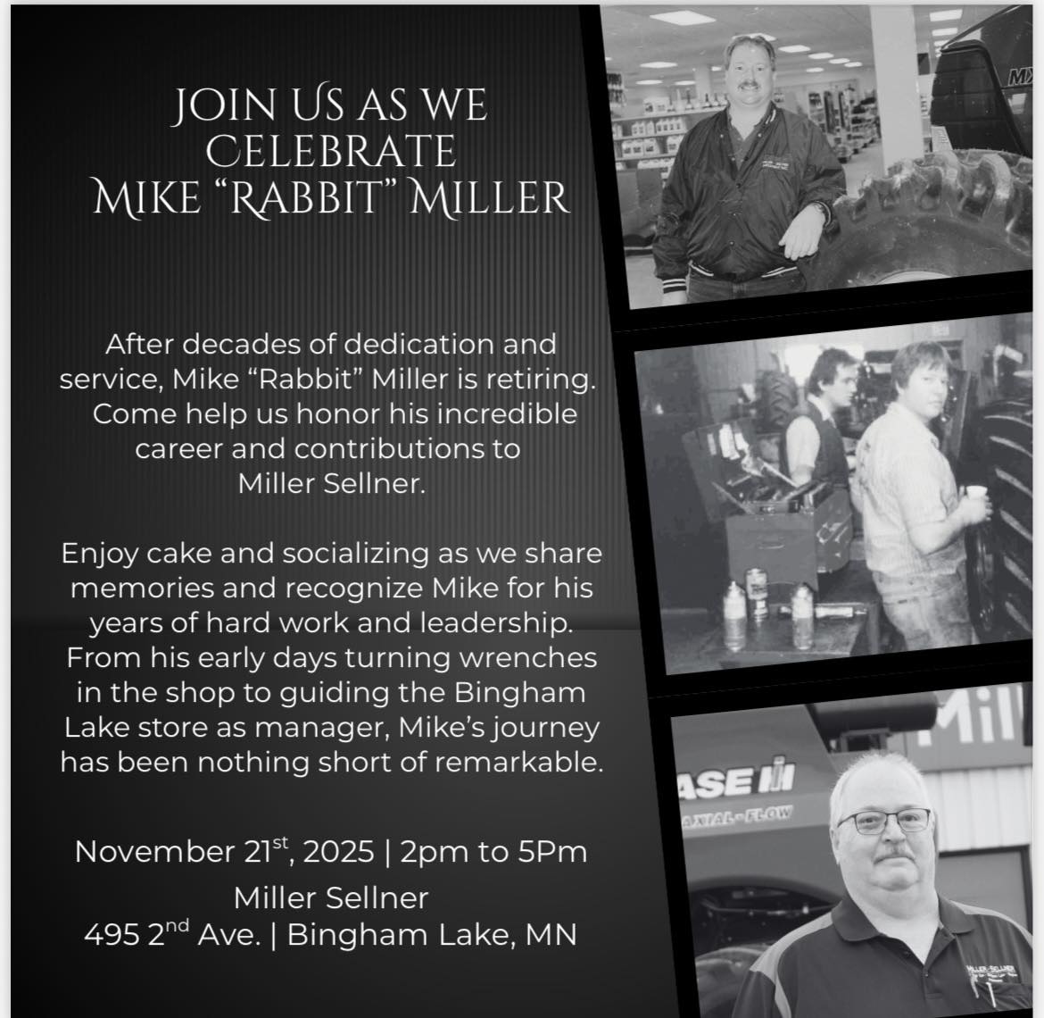 Windom - 🎉 Happy Retirement, Mike “Rabbit” Miller! 🎉 Join us in ...