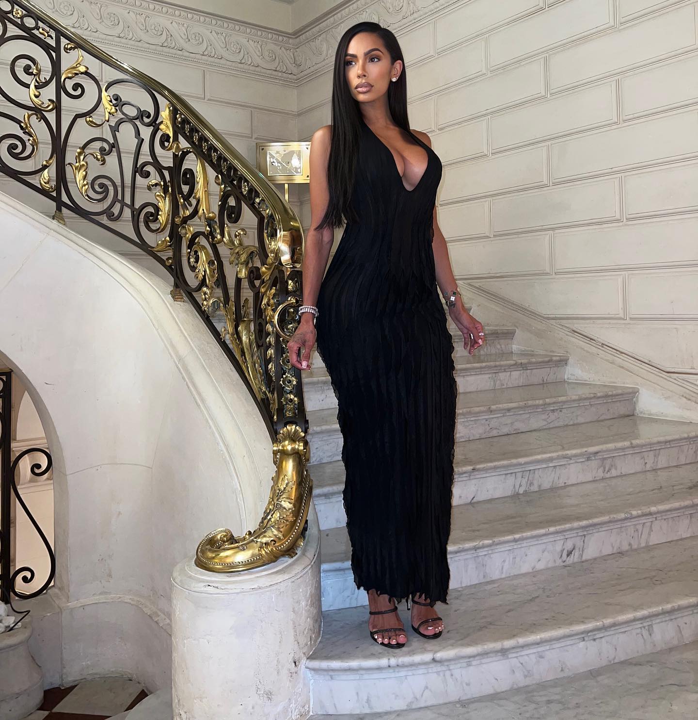 blue pattern bridesmaid dress Floor Length Mismatched Floral Printed US12 / Custom color / B 3=handle1=Sideboard=frances-woven-rattan-3-door-sideboad-black Floral Bridesmaid Dresses Short Black Dress With Pant Size:M · 32