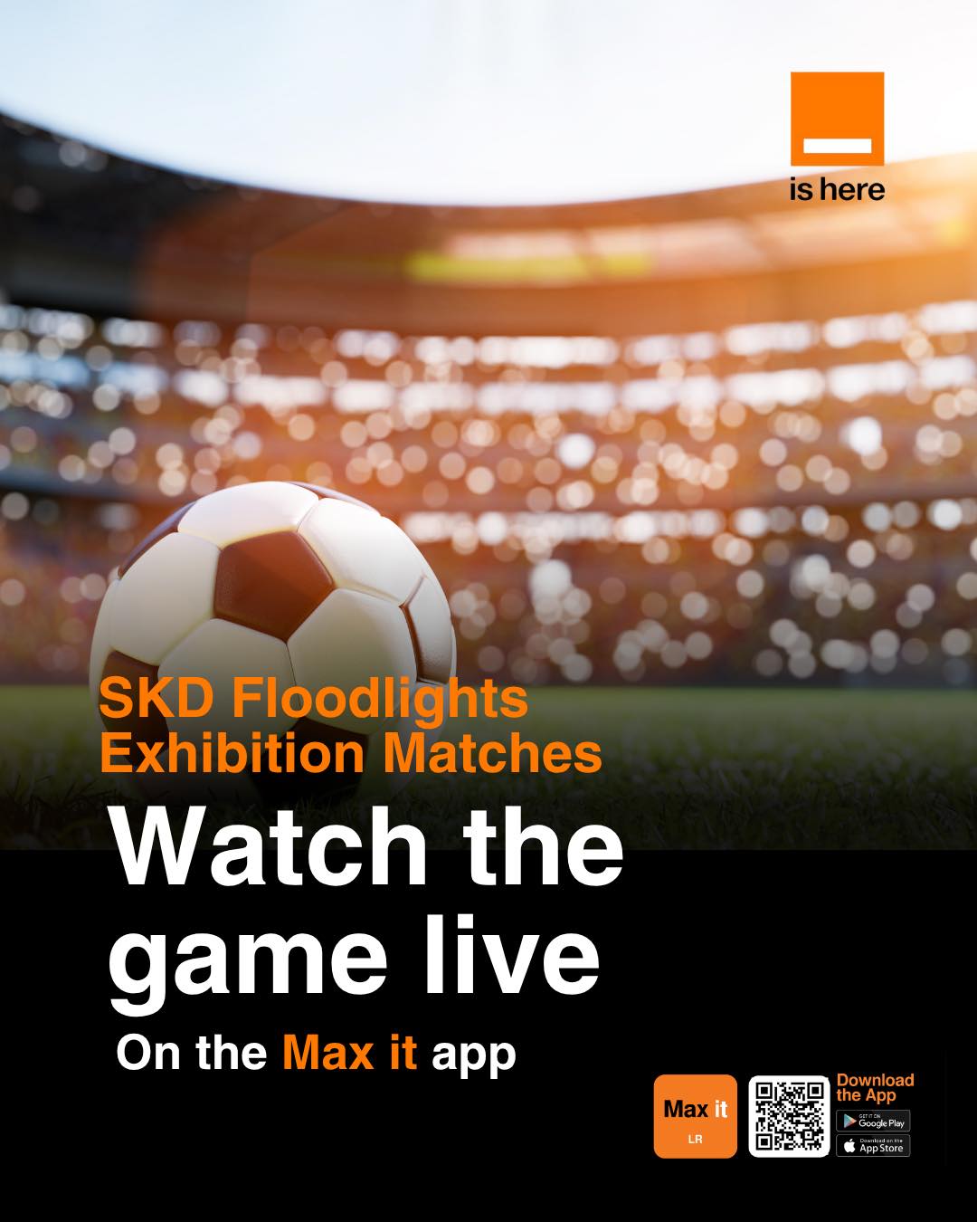 Orange - Catch the floodlights commissioning match live on... | Facebook