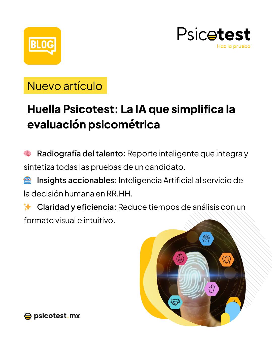 Psicotest - ¿Necesitas una radiografía completa de tu talento? 🧠 Huella ...