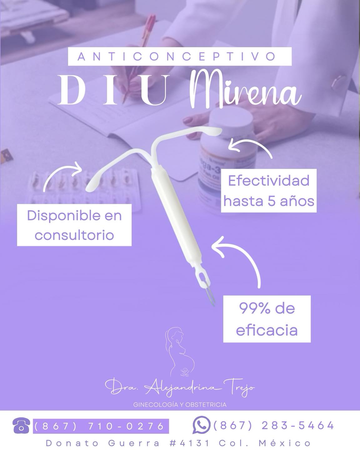 Dra. - ☺️🌸¡Buen fin de semana! 💕⭐️Les comparto los beneficios del DIU ...