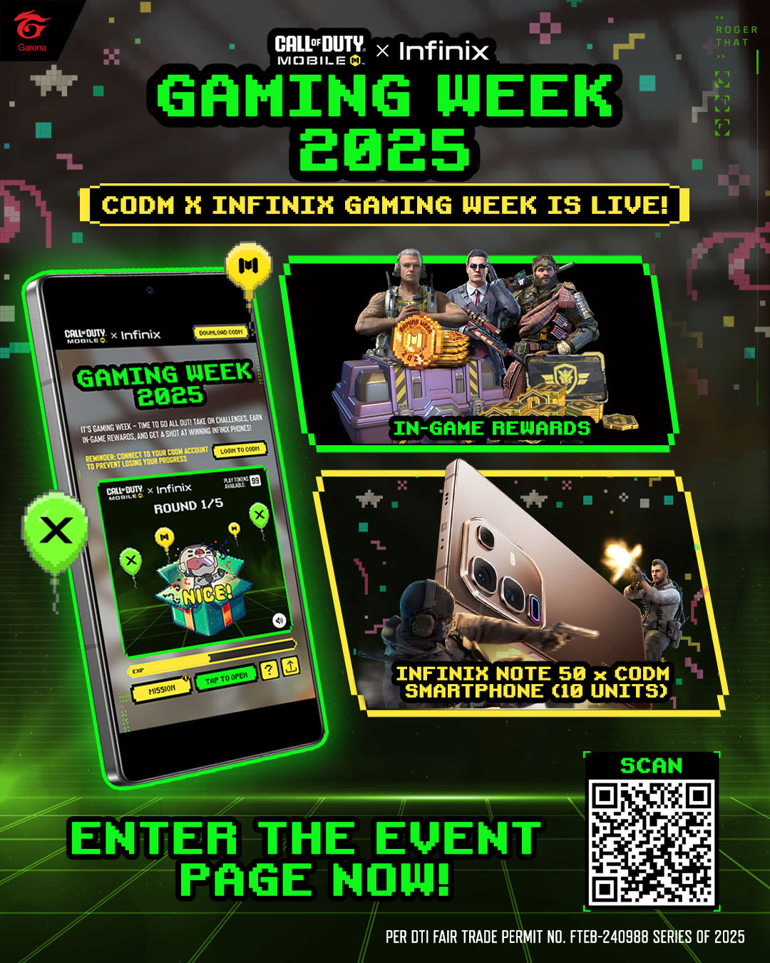 Infinix - ⏰ LAST CHANCE 🎮 CODM x Infinix Gaming Week 2025 Don't Miss ...
