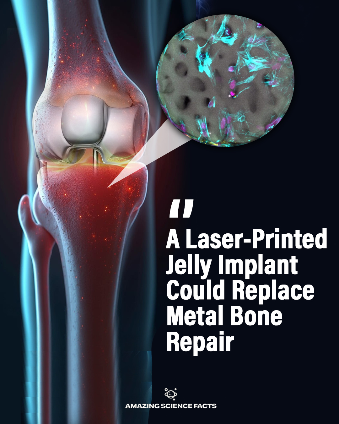 When bones break badly, surgeons often use rigid metal implants or