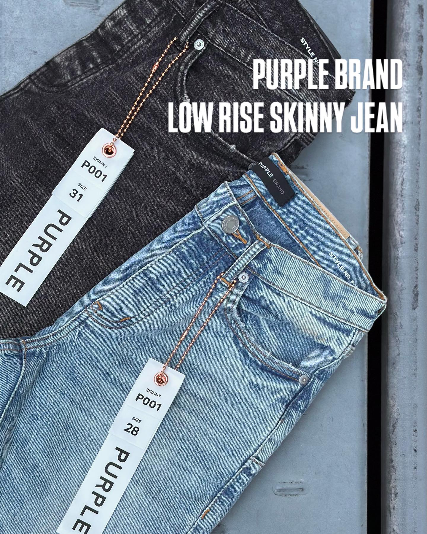 growaroundnewarrivals PURPLE BRAND LOW RISE SKINNY JEAN PURTLE 