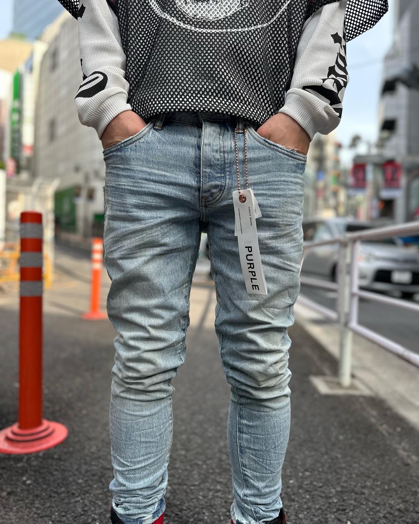 growaroundnewarrivals PURPLE BRAND LOW RISE SKINNY JEAN PURTLE 
