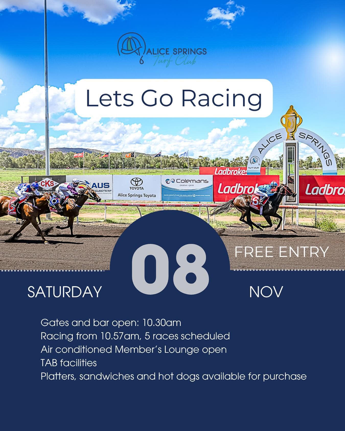 It’s race day this Saturday at... - Alice Springs Turf Club | Facebook