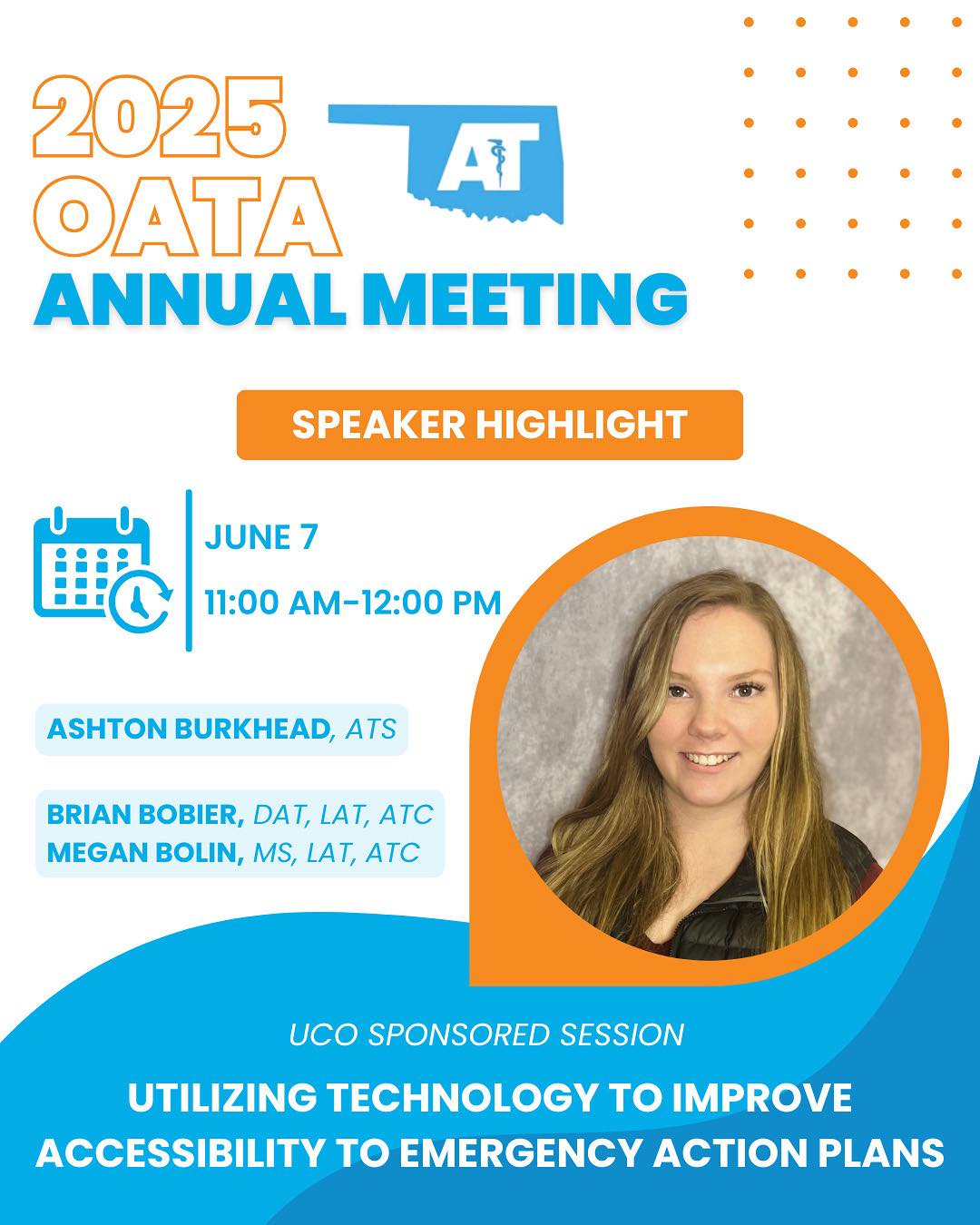 Oklahoma - 🔍 OATA 2025 Speaker Highlight 🔆 Ashton Burkhead, ATS 🔆 Brian ...