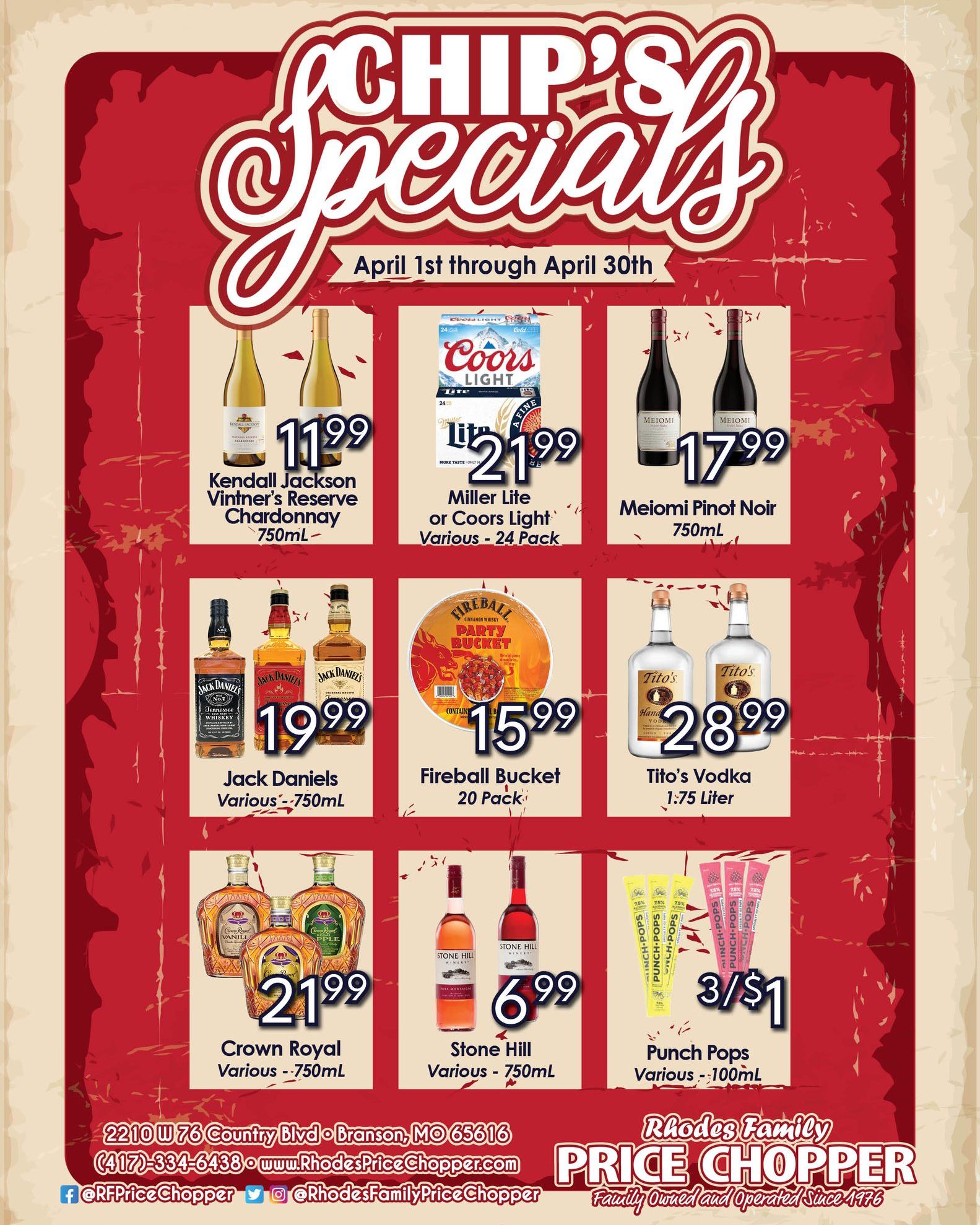 Rhodes - Check out our month-long Chip’s Specials ad—packed with deals ...