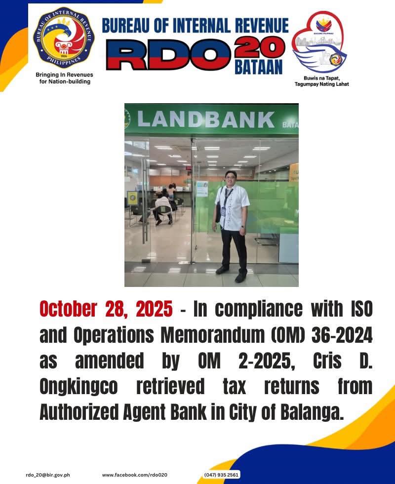 Bureau - October 28, 2025 - In compliance with ISO and Operations ...