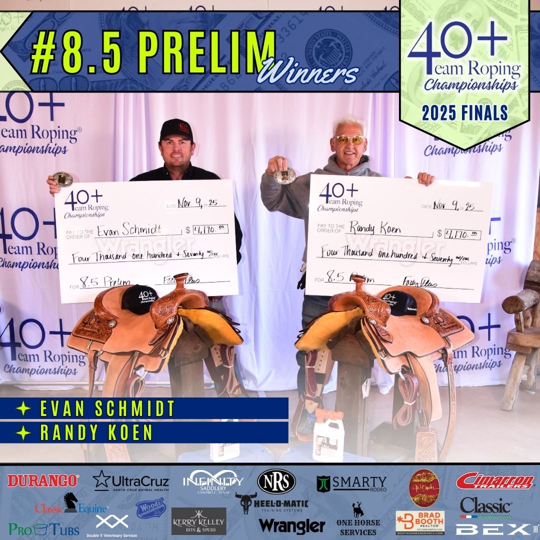 Evan Schmidt and Randy Koen are... - Forty Plus Team Roping | Facebook
