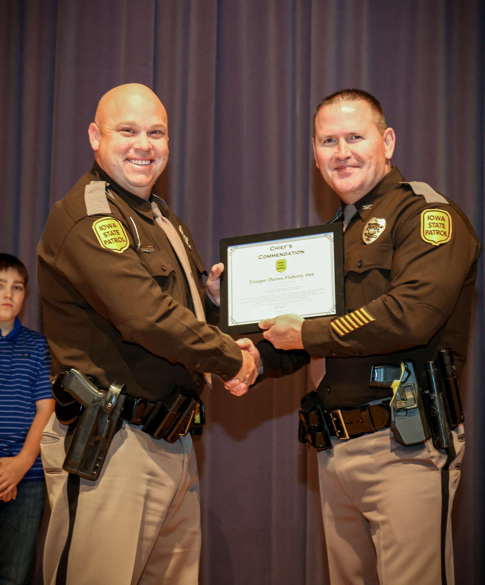 Iowa - On July 20, 2025, Trooper Darren Flaherty was on duty near ...