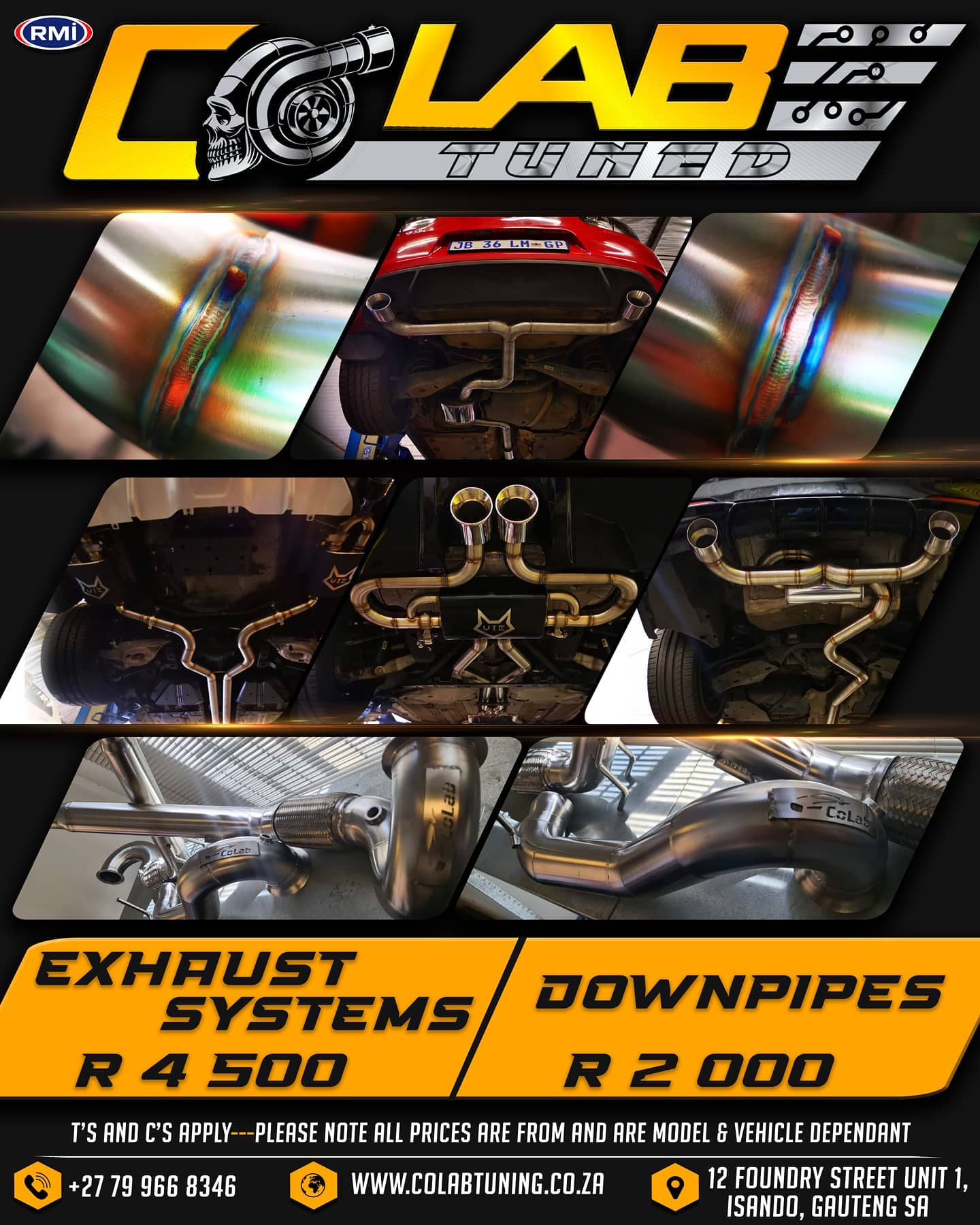 ‼️ SPECIAL ‼️ Downpipes Full Exhausts... - Colab Tuning JHB