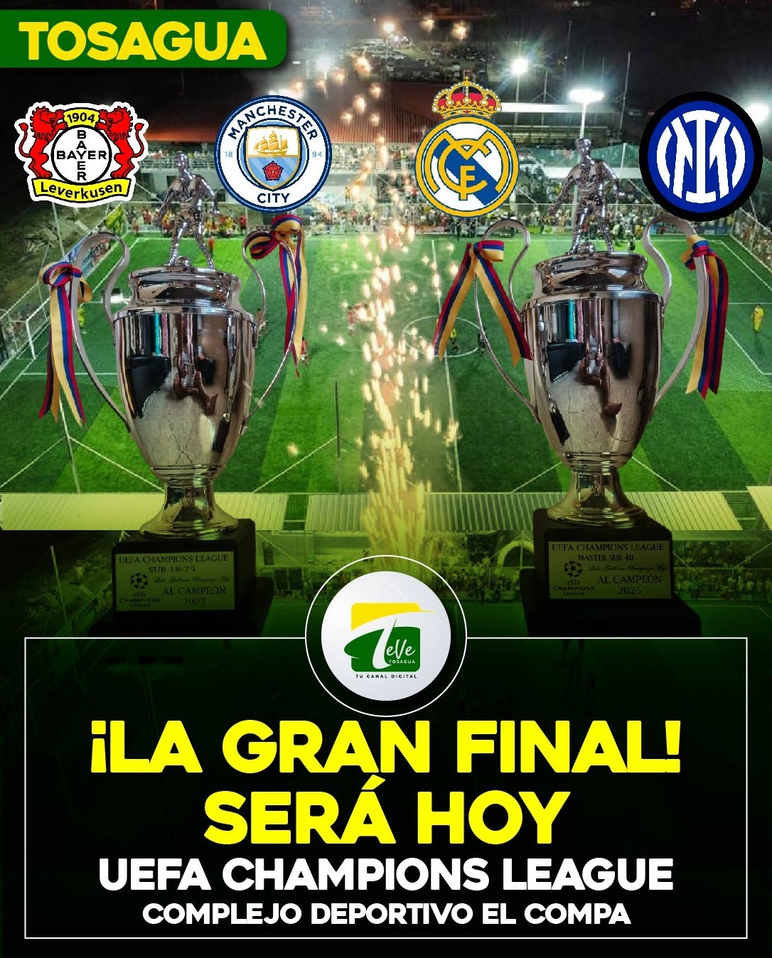 TEVE - #TeveDeportes 🔰#Tosagua ¡LA GRAN FINAL! SERÁ HOY⚽ Desde el ...