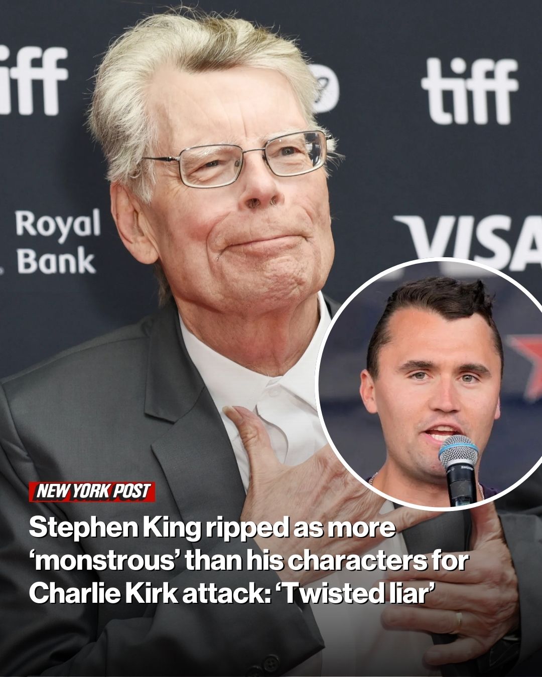 New - Many shared a call for Kirk’s family to “sue Stephen King for ...
