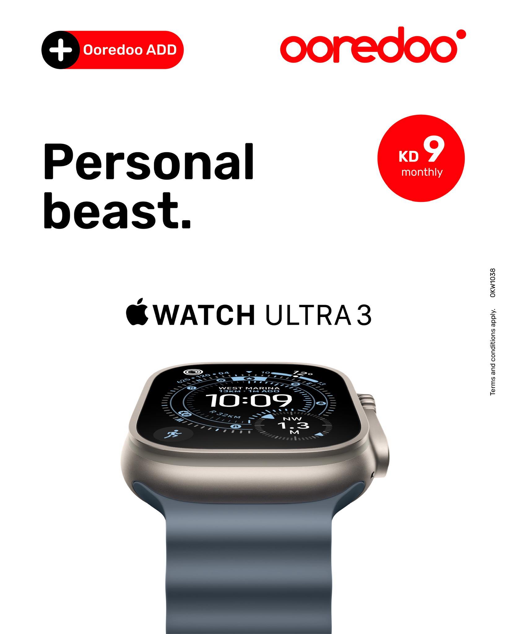 Introducing Apple Watch Ultra 3. With multiday battery life, the 