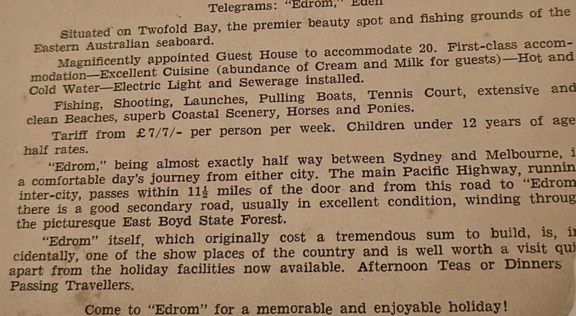 Merimbula HIstory in Photos... - Merimbula HIstory in Photos