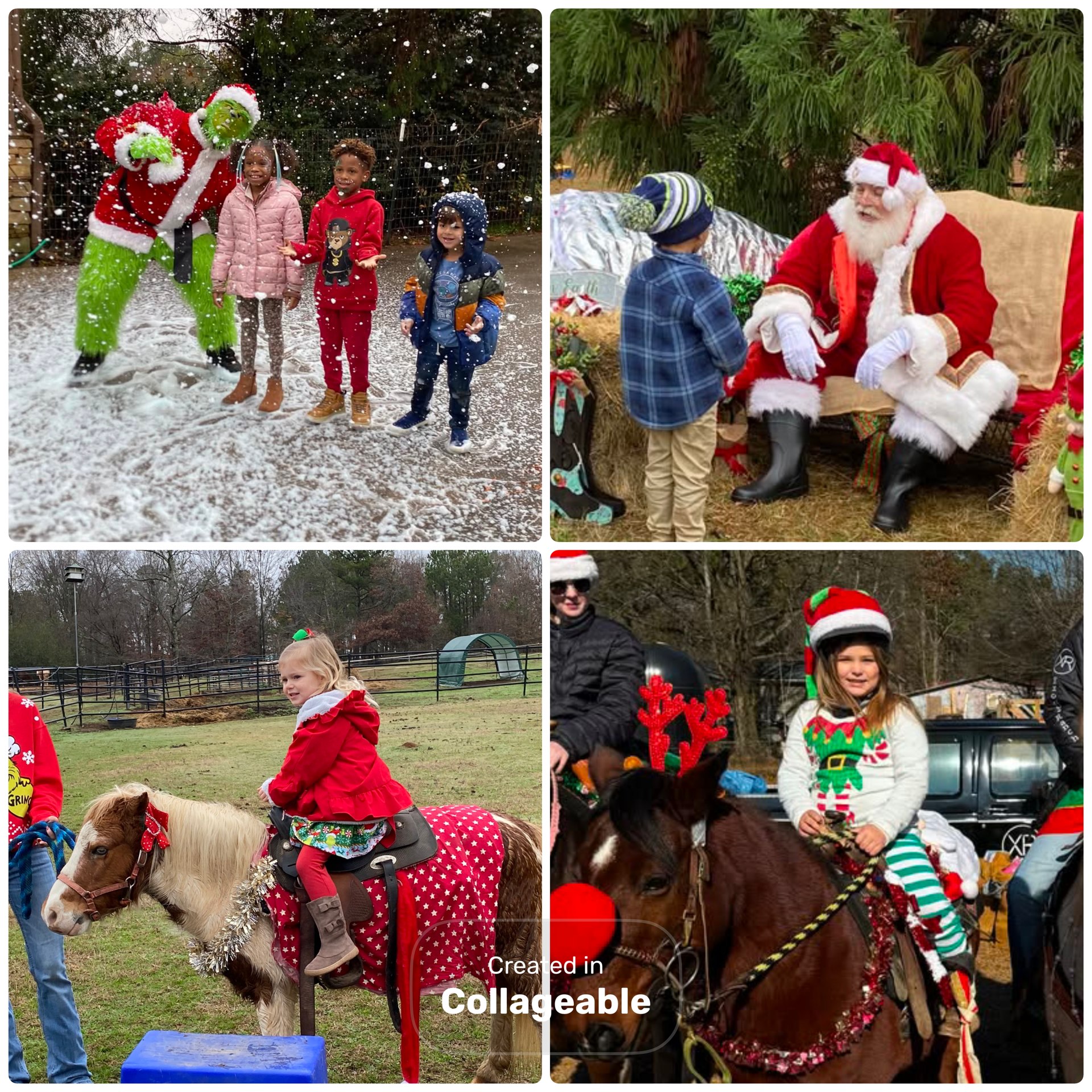 Christmas on the Ranch! Pony rides, Santa and the Grinch, Rodeo Demo ...