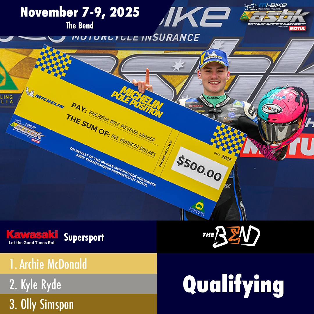 Top spot on the Kawasaki... - ASBK - Australian Superbikes | Facebook