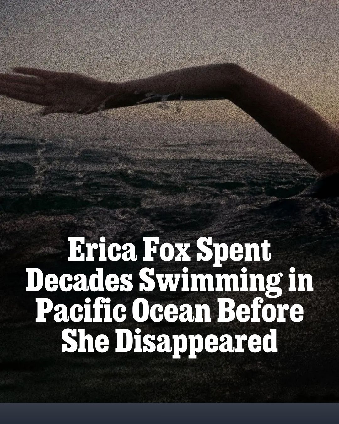 Outside - The triathlete went missing while swimming off the coast of ...