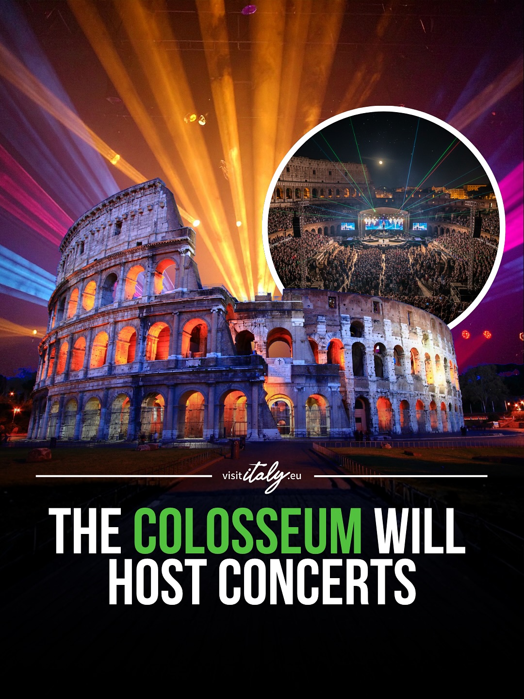 Visit Italy - Concerts at the Colosseum? Rome’s new plan... | Facebook