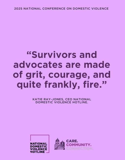 💜 KCSDV at the 2025 National Conference on Domestic Violence 💜 ...
