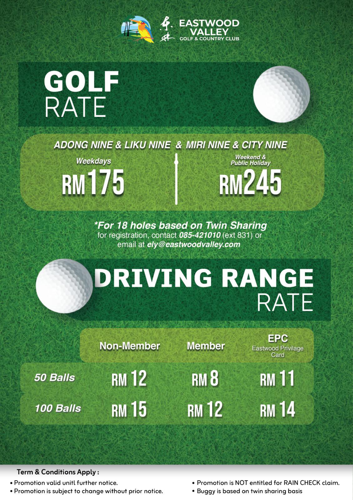 [𝗡𝗘𝗪 𝗚𝗢𝗟𝗙 𝗥𝗔𝗧𝗘𝗦 𝗔𝗧... - Eastwood Valley Golf & Country Club | Facebook