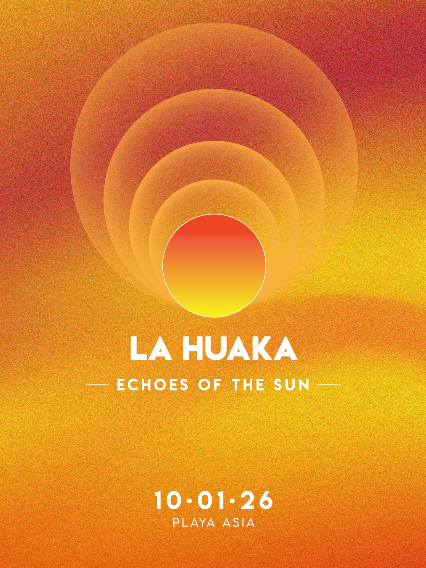 Rave - La Huaka: Echoes of the sun ☀️ ¡Estamos felices de anunciar que ...