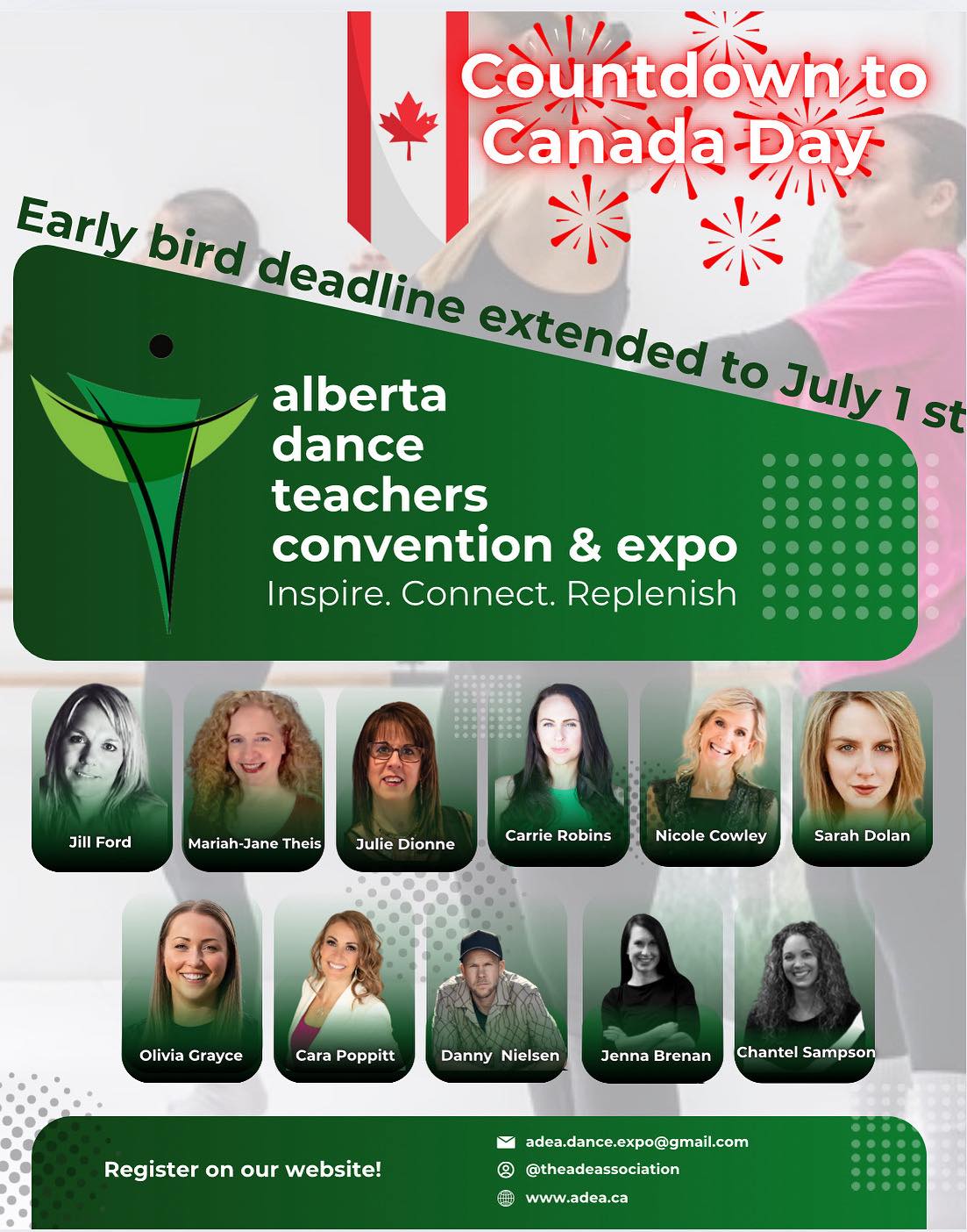 🎉 COUNT DOWN TO... - Alberta Dance Educators Association | Facebook