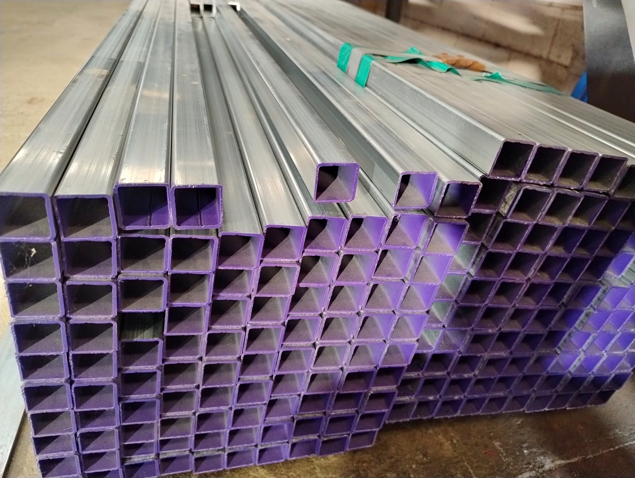 Steel square tube RHS/SHS 25x25x1.6mm Gal coated seconds 6.5mt long ...