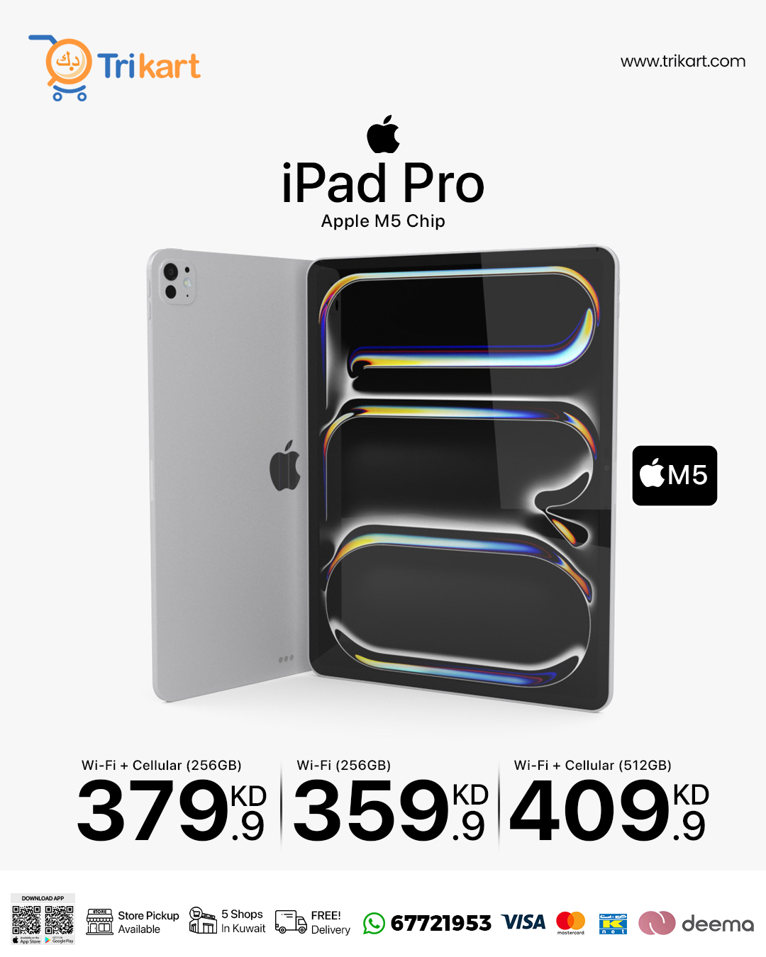 Power meets perfection ⚡ Apple iPad Pro 13-inch M5 — now at