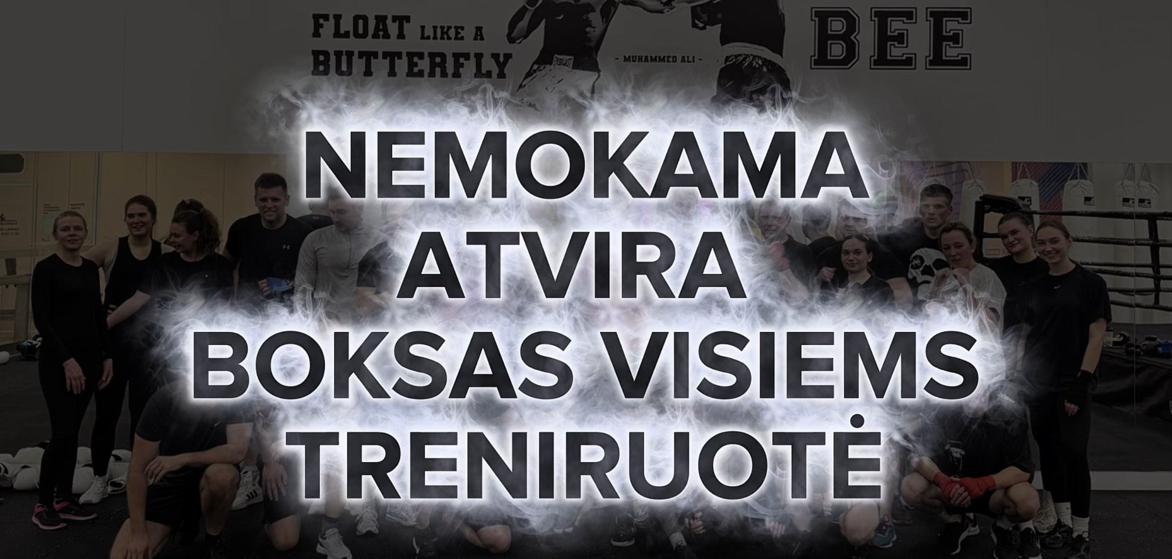 NEMOKAMA Boksas Visiems treniruotė (Pašilaičiai PC)