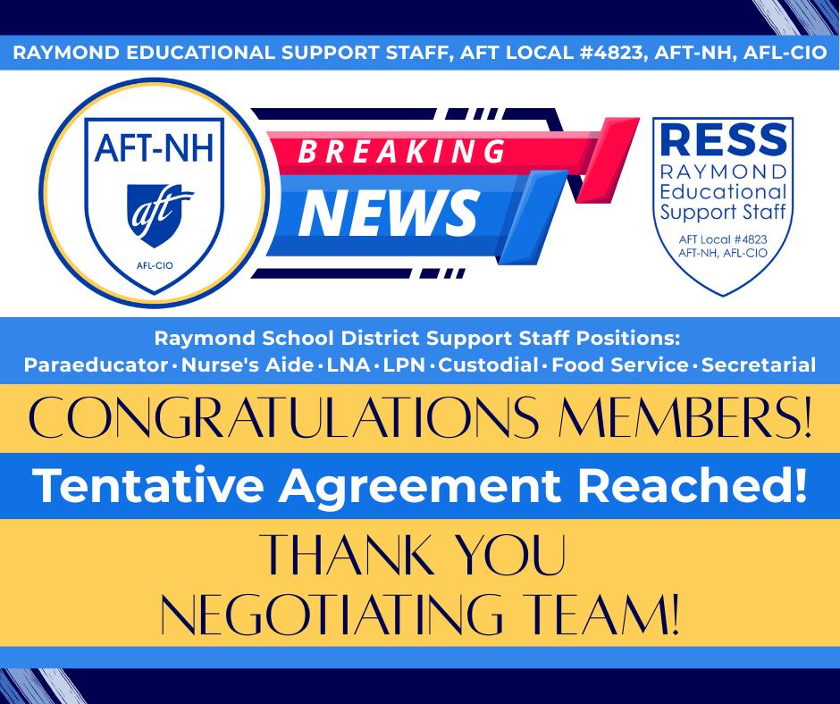 AFT - 📢 CONGRATULATIONS to Raymond Educational Support Staff, AFT Local ...