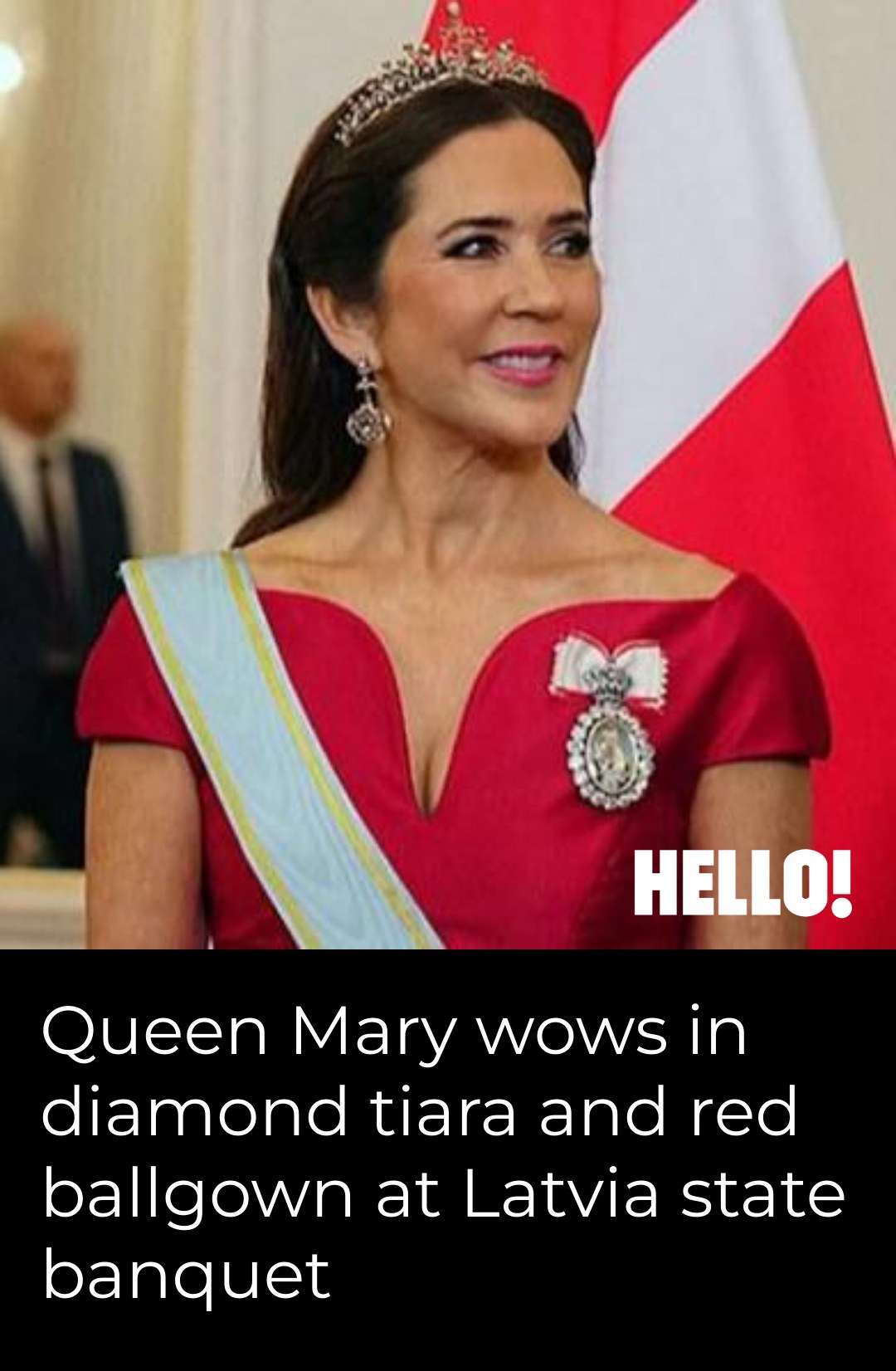 HELLO! - King Frederik and Queen Mary attended a white-tie... | Facebook