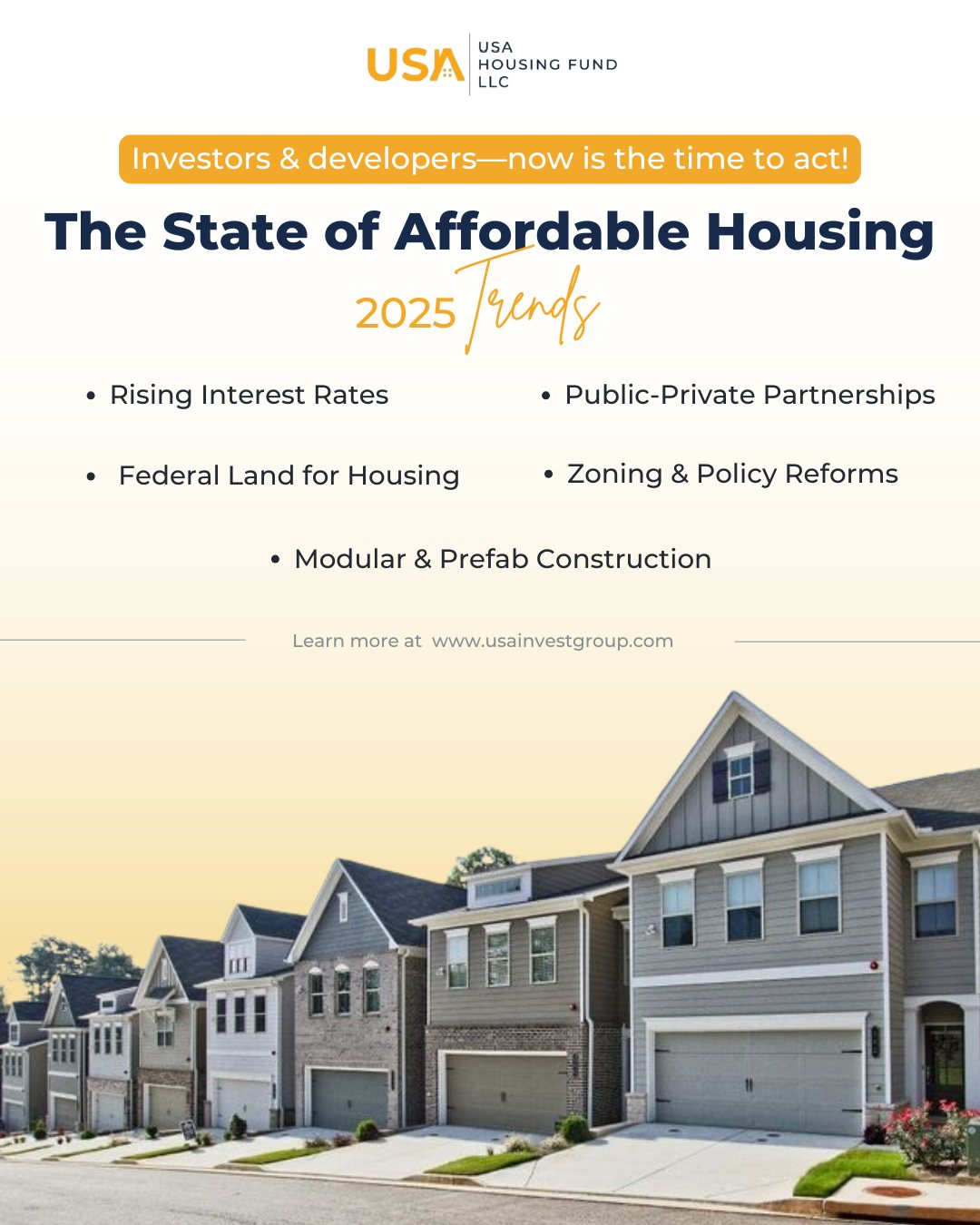 USA - The demand for affordable housing is skyrocketing, and 2025 will ...