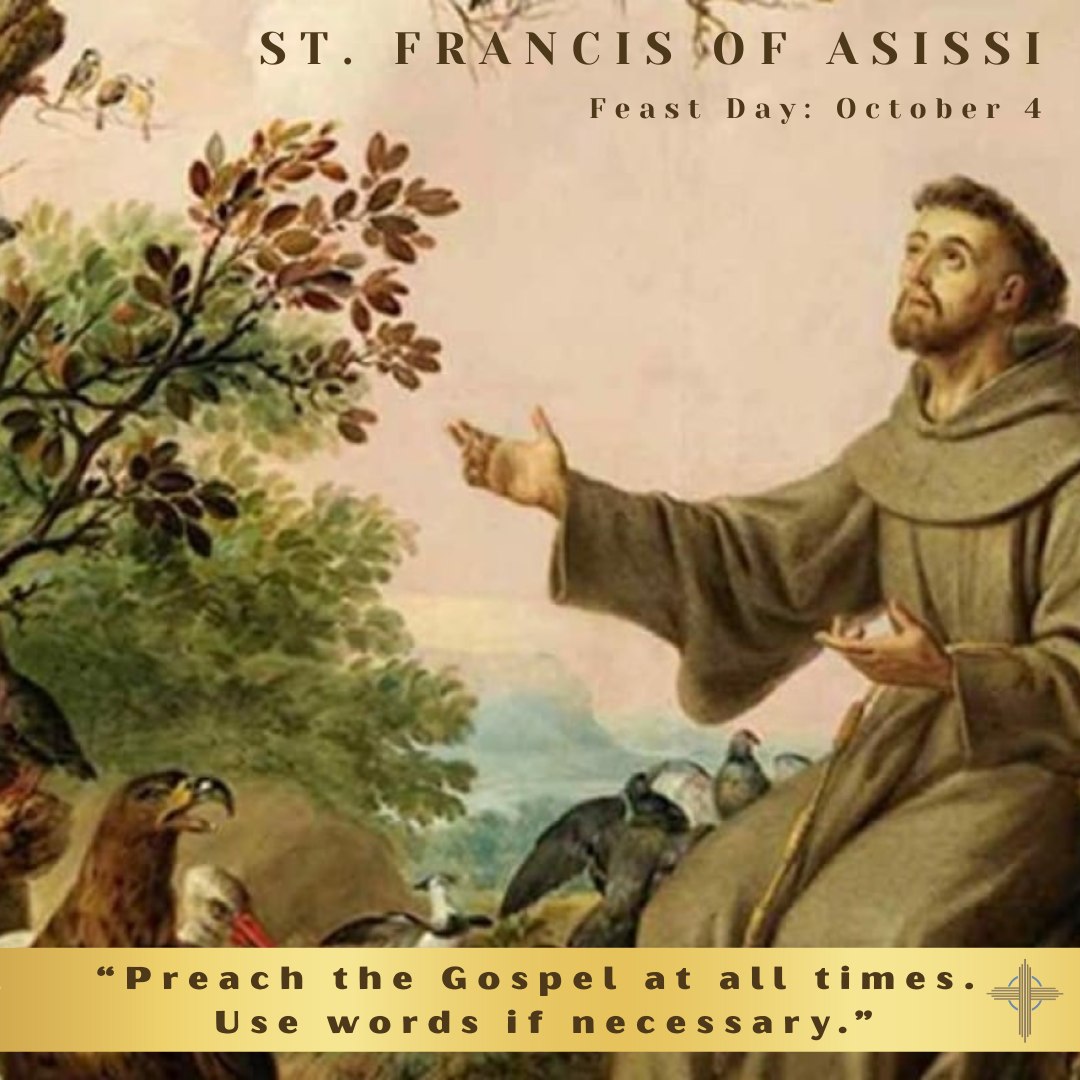 On October 4, we celebrate the Feast... - Holy Cross Church | Facebook