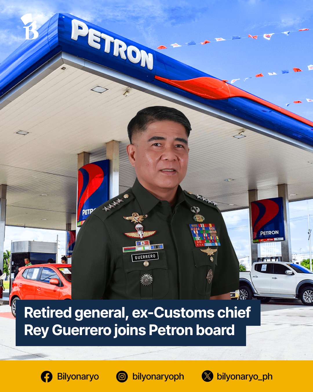 Bilyonaryo - Petron Corp. has appointed former Bureau of... | Facebook