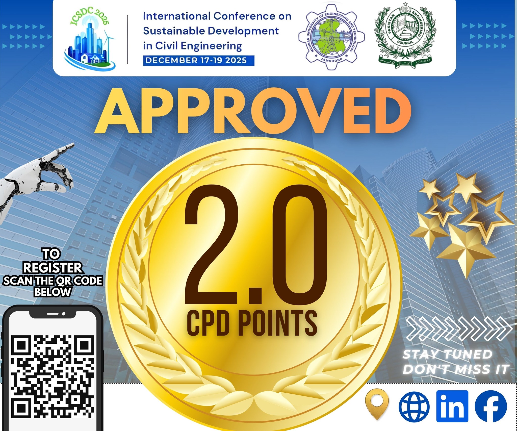 International - ICSDC 2025 has been officially approved for 2 CPD ...