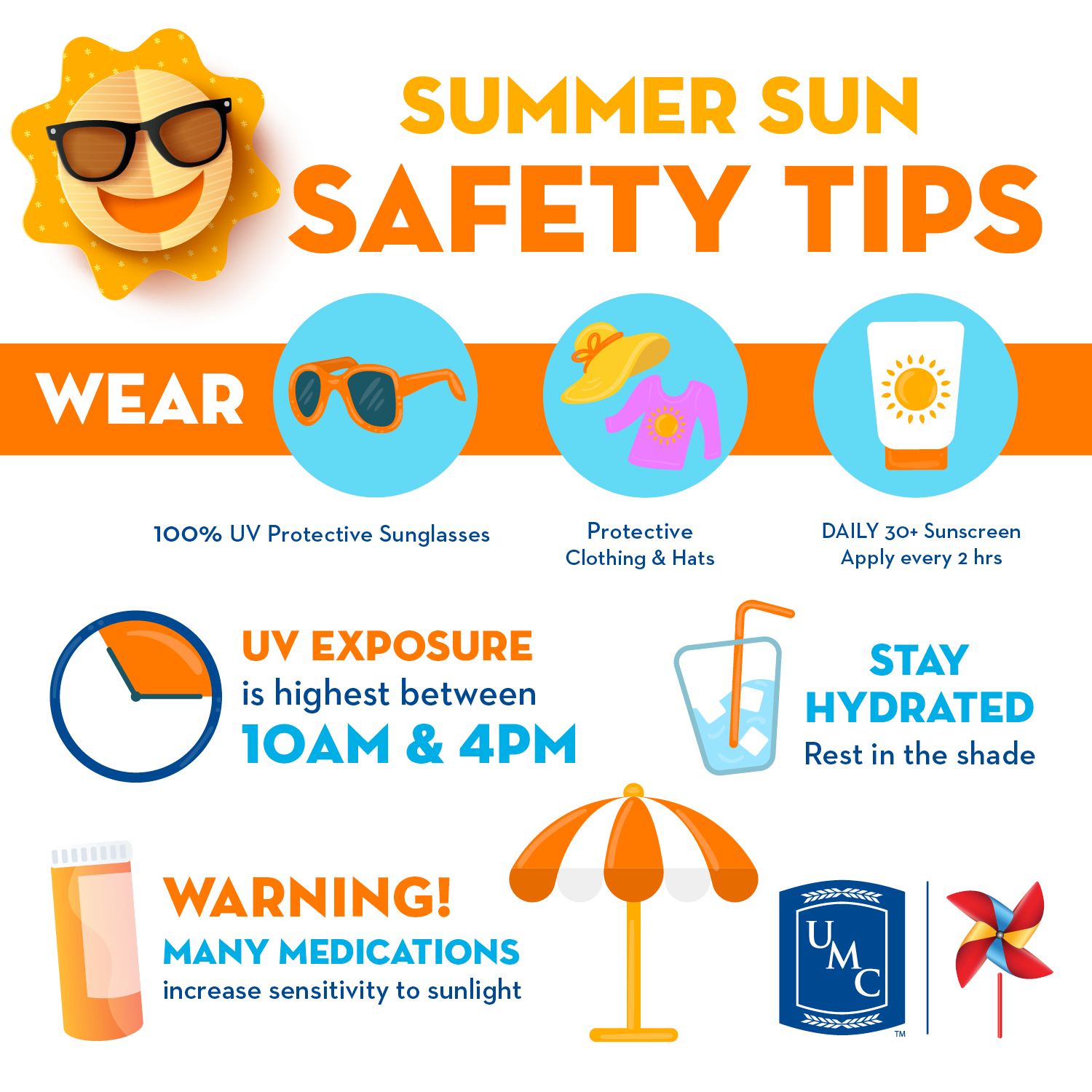 UMCP - July is UV Safety Awareness Month and UMC wants to remind you to ...