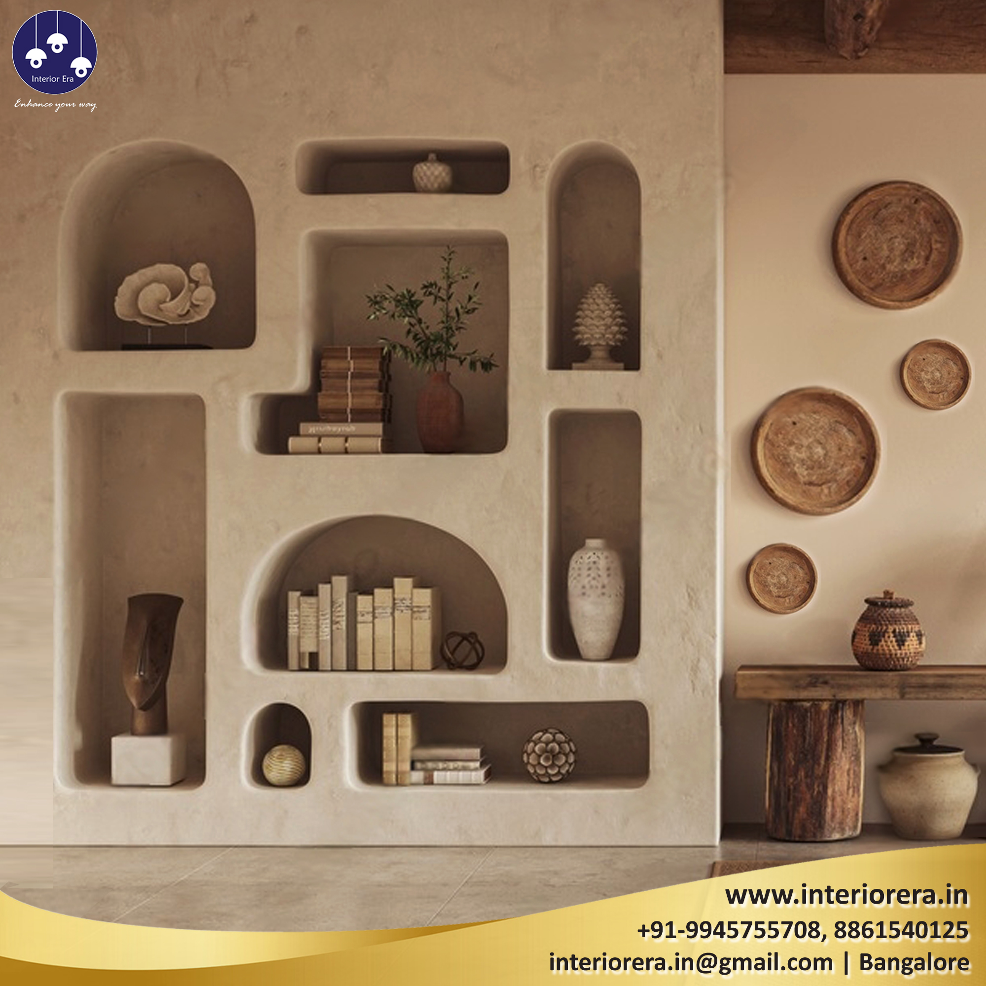 Interior - We Love This Wall Niche Design That Sit In A Cluster By The ...