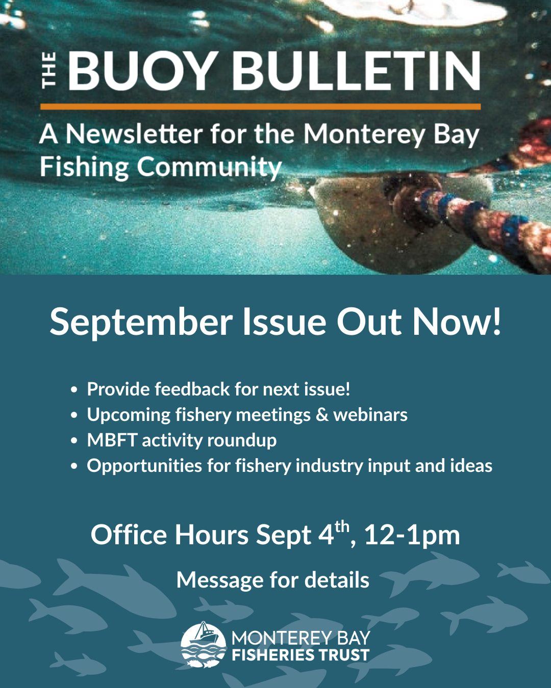 Monterey - 🐟 The September Buoy Bulletin is now available! 🐟 As we ...
